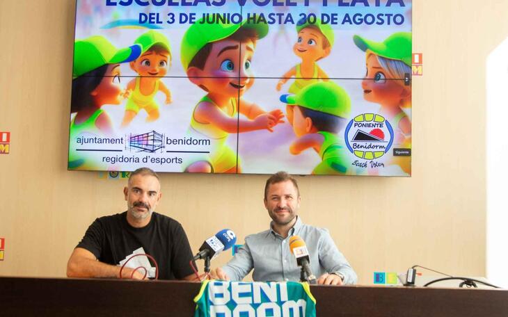 El club Voley Playa Poniente Benidorm pone en marcha su escuela de verano de junio a agosto 