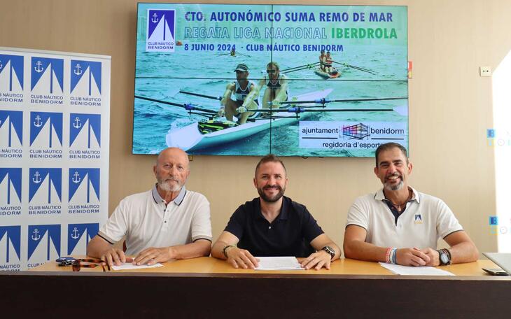Las aguas de la bahía de Benidorm acogen este sábado el inicio del Campeonato Autonómico SUMA de Remo de Mar