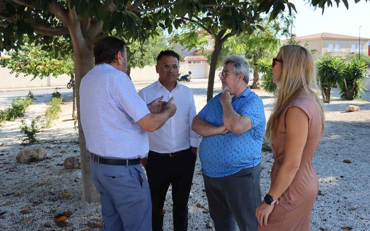 Benidorm incorpora elementos biosaludables en  el parque de Finca Barrina tras la petición vecinal