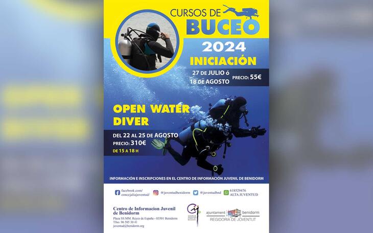 Curso de buceo de la Concejalía de Juventud