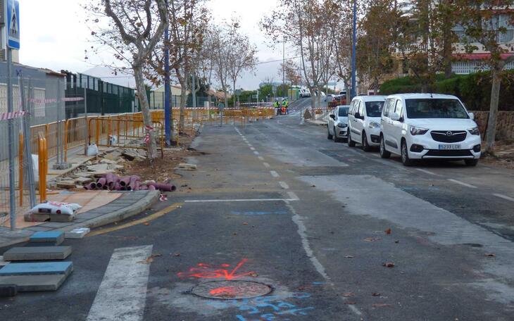 Benidorm resolverá por incumplimiento el contrato con la empresa que hacía las obras de renovación de infraestructuras en la avenida Montecarlo