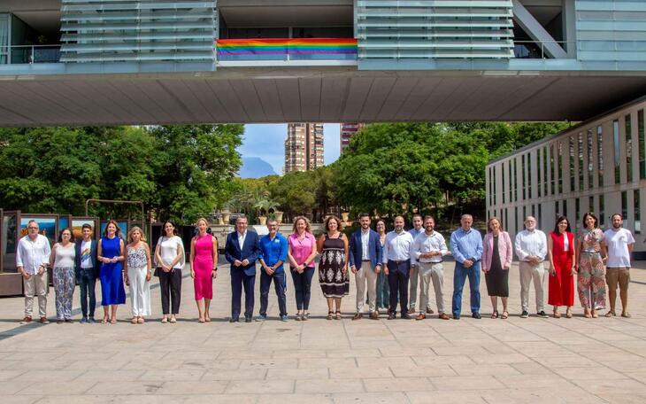 Benidorm conmemora el Día Internacional del Orgullo LGTBI+