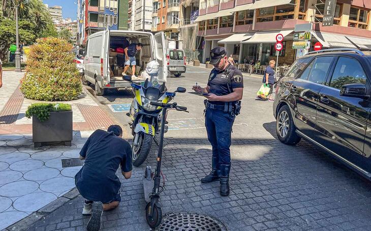 La Policía Local realiza una campaña de controles a los vehículos de movilidad personal que se salda con 265 inspecciones en los dos últimos meses