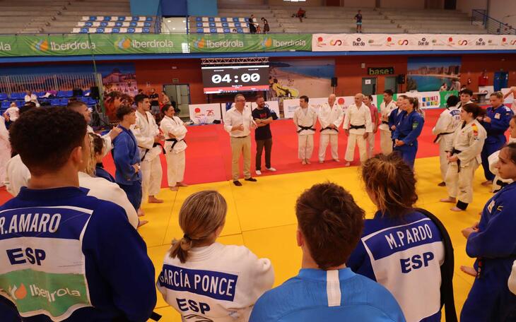 Stage judo en el Palau