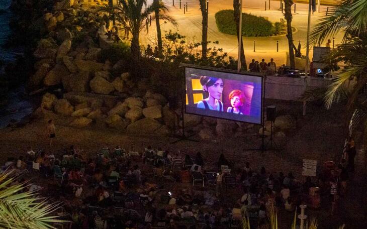 Cine en la Playa.