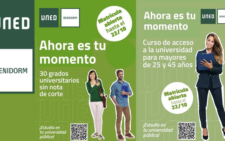La UNED abre el plazo de matrícula en 30 grados y el curso de acceso a la universidad para mayores de 25 y 45 años 