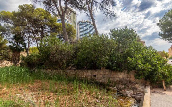 Benidorm limpia los tramos urbanos de los barrancos para minimizar los efectos de posibles gotas frías y lluvias torrenciales