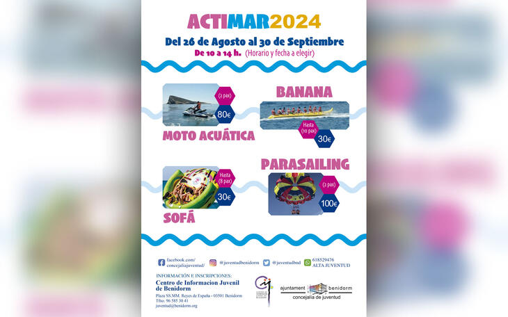 Actividades acuáticas para jóvenes