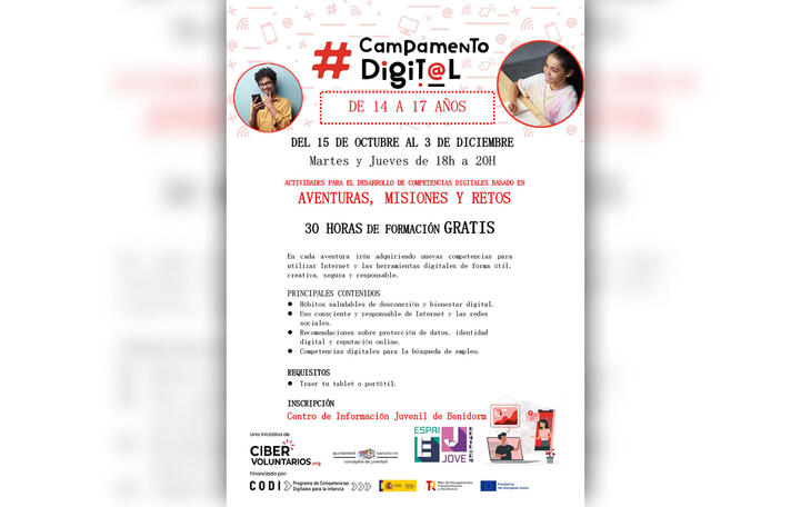 Campamento digital para jóvenes