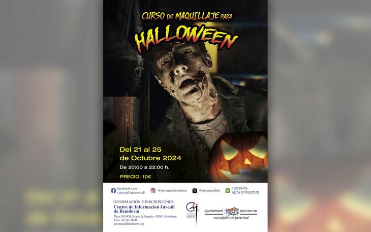 Curso Maquillaje para Halloween