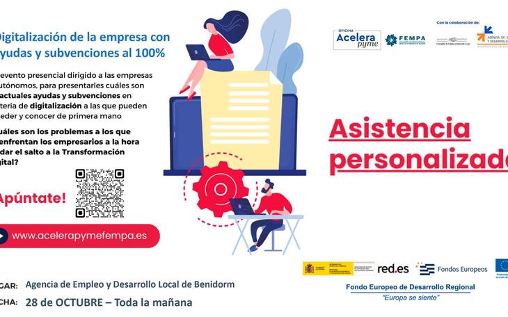 El Ayuntamiento de Benidorm y FEMPA aúnan esfuerzos para impulsar la digitalización de los negocios locales