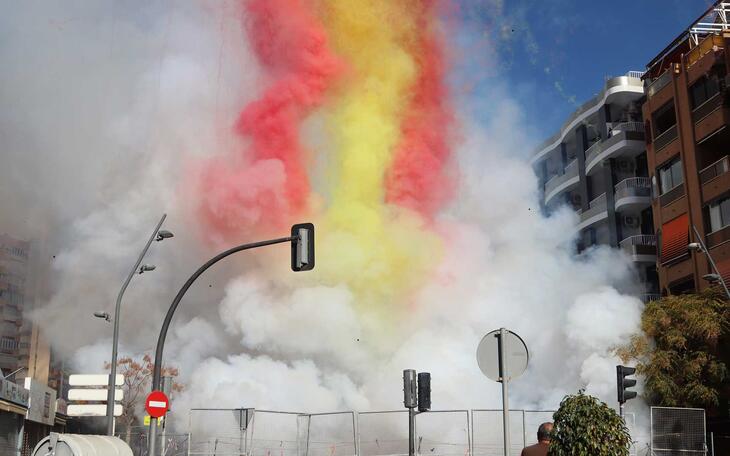 Las mascletás obligarán al corte de calles
