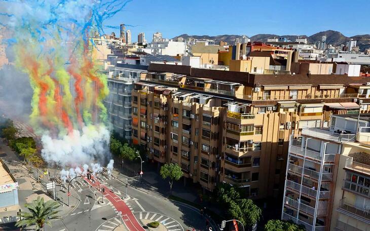 Misa y mascletá en honor a la patrona
