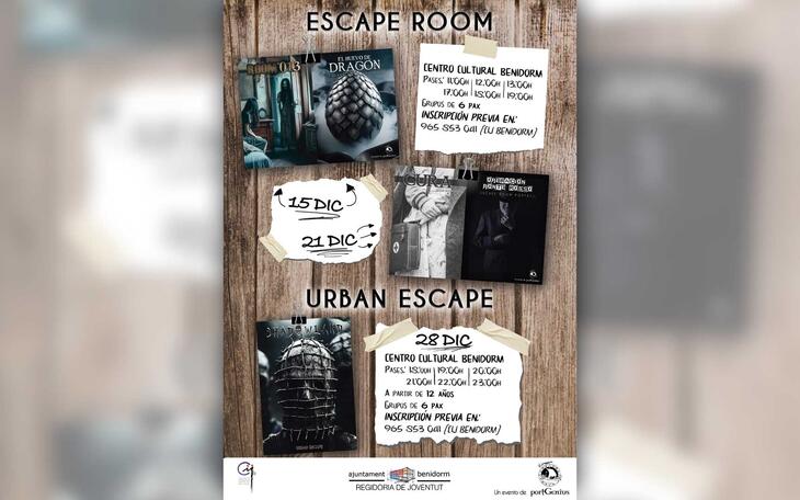 Cinco Escape Rooms en Navidad