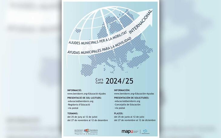 Benidorm abre el segundo plazo para solicitar las ayudas para los estudiantes Erasmus