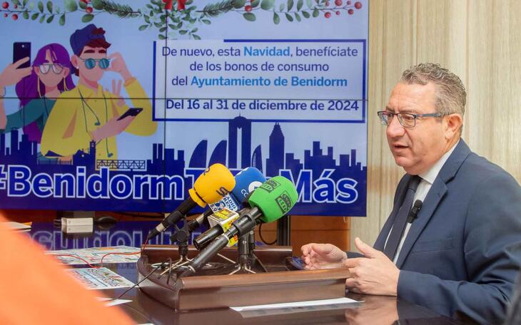 Benidorm lanza una nueva campaña del bono consumo #BenidormTeDaMás que será solidaria con los afectados por la DANA