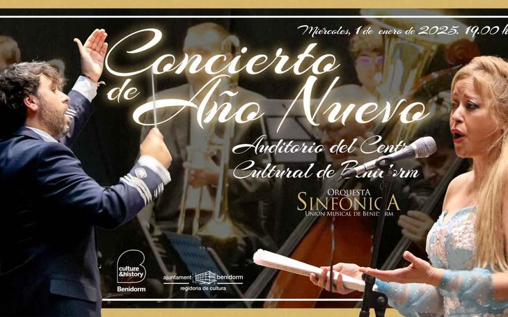 La Orquesta Sinfónica de la Unión Musical de Benidorm y la soprano Marlene Aquino protagonizarán el Concierto de Año Nuevo 