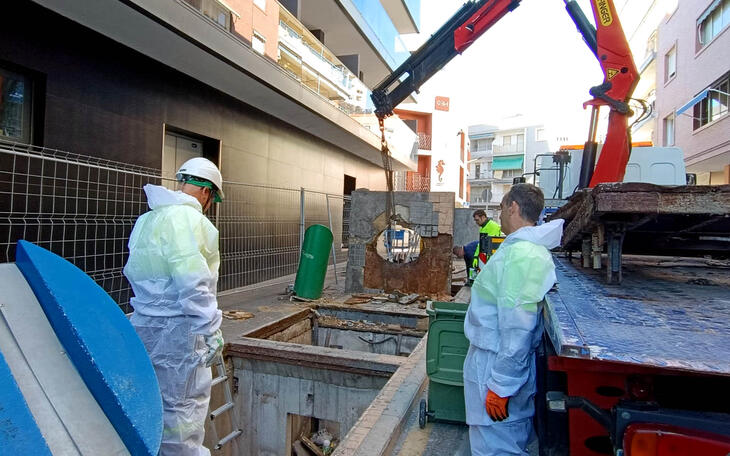 Benidorm volverá a poner en servicio los contenedores soterrados de la calle Tulipanes