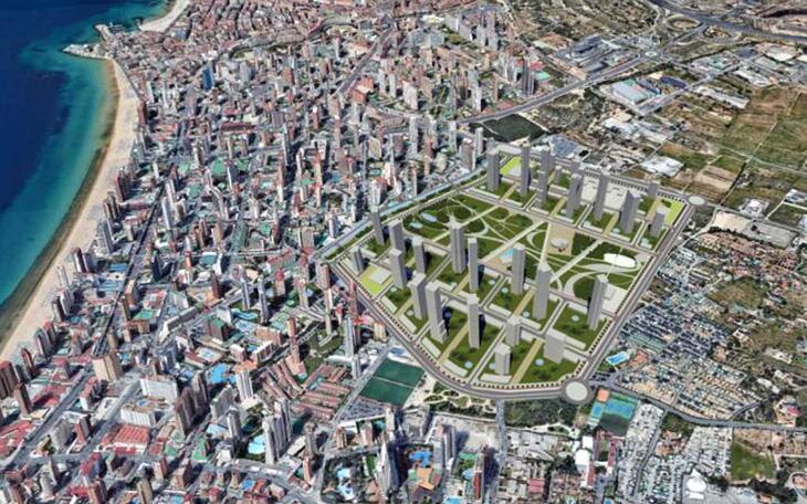Benidorm someterá a información pública el proyecto de urbanización y el programa del sector Ensanche Levante 