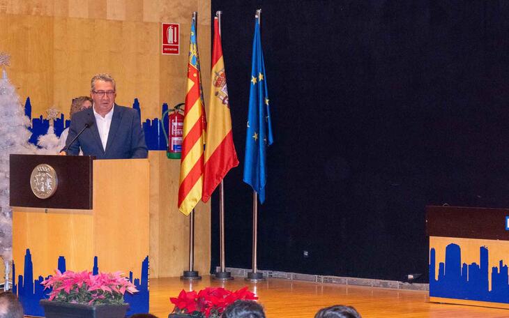Toni Pérez durante su intervención.