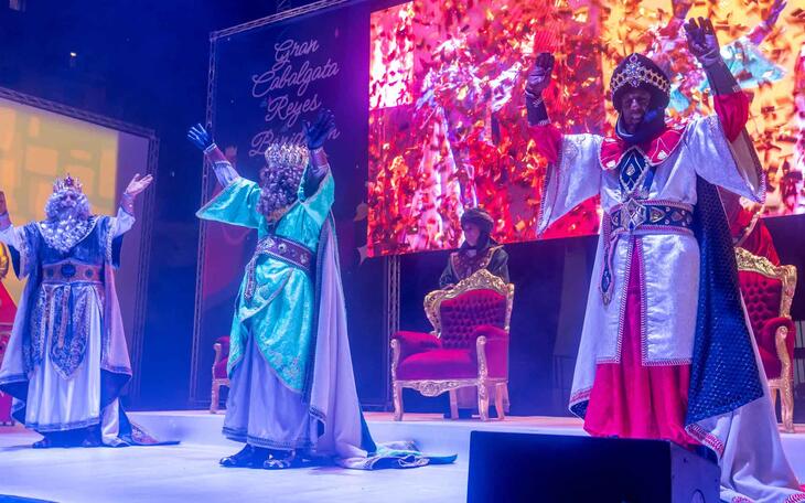Los Reyes Magos en el Julio Iglesias.