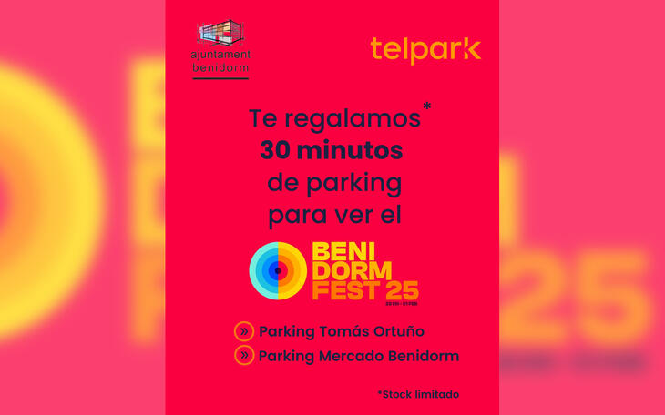 Media hora gratis en los parkings del Mercado y Tomás Ortuño para vivir la final del Benidorm Fest y el Euroclub