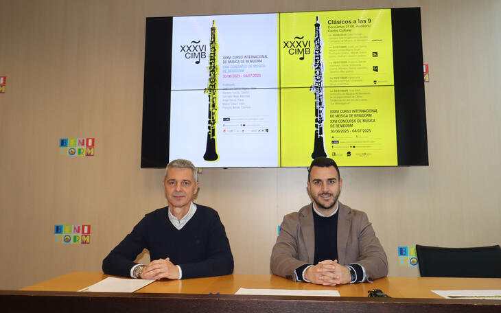 Cultura convoca el XXXVI Curso y el XXVI Concurso Internacional de Música de Benidorm 