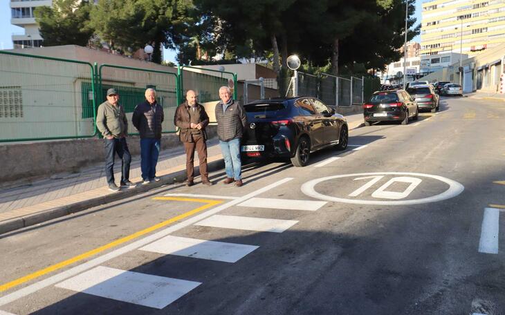 Benidorm culmina las obras de mejora de la accesibilidad en la calle Uruguay, con una inversión de 48.000 euros