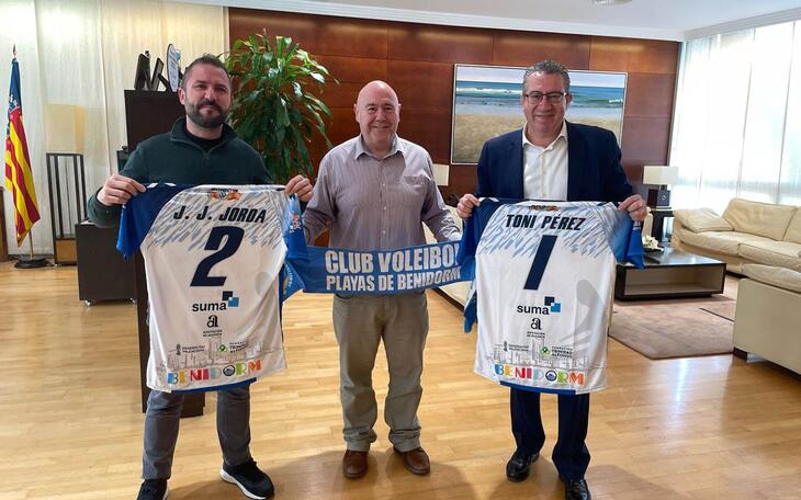 El club Voleibol Playas de Benidorm en Alcaldía