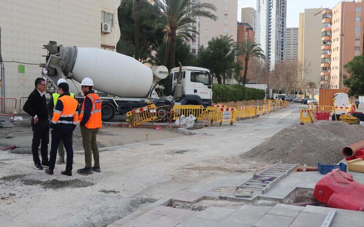 Benidorm finalizará antes de Semana Santa cuatro obras de mejora de infraestructuras hidráulicas con una inversión de un millón de euros 