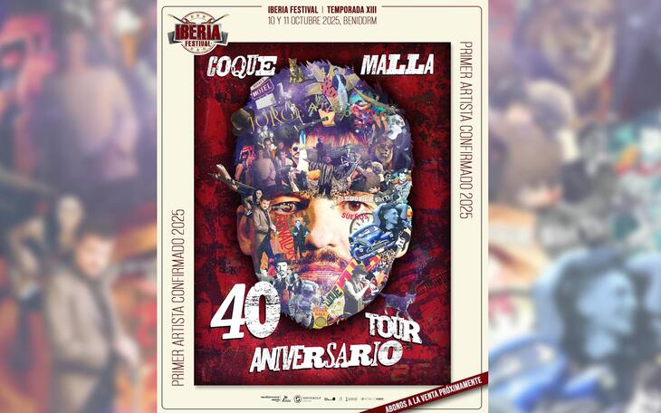 La 13ª edición del Iberia Festival anuncia el primer nombre del cartel: Coque Malla