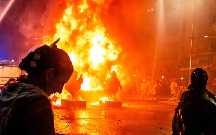 ‘Nit de la Cremà’, punto final a las fallas de 2025 en Benidorm