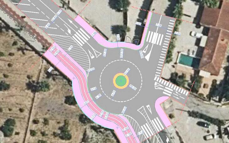 Benidorm inicia el lunes las obras de la rotonda en la confluencia de la avenida Severo Ochoa y el Camino de los Torreros 