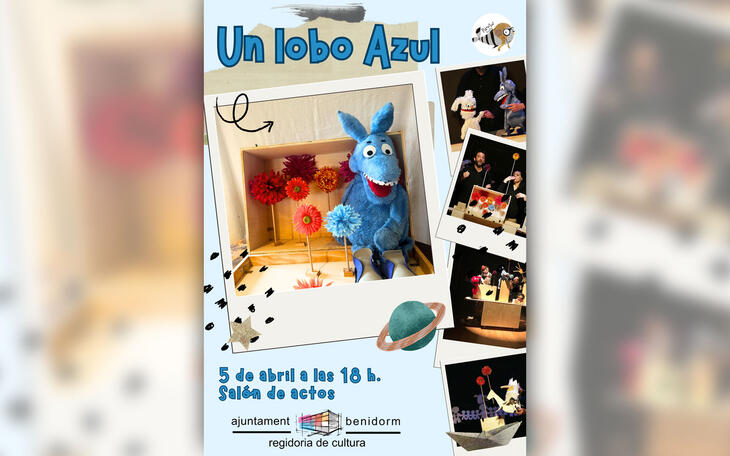 Cultura acerca el teatro de marionetas al público infantil con la obra ‘Un lobo azul’ 