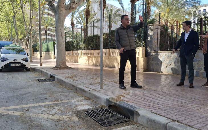 Benidorm finaliza las obras de ampliación de la red de pluviales en Juan Fuster Zaragoza