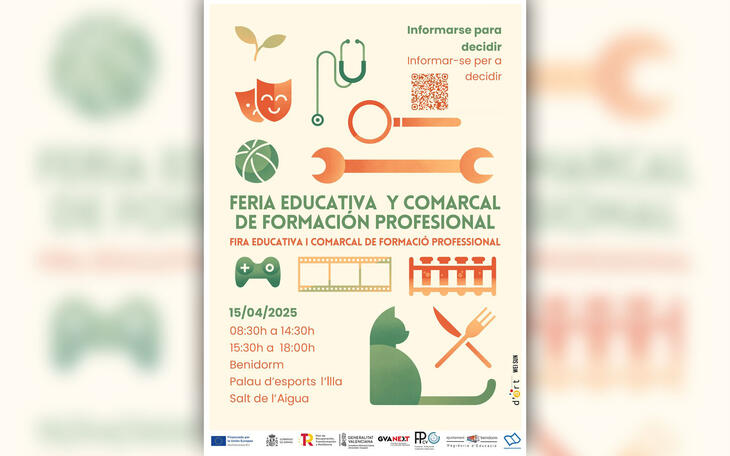La Feria Educativa vuelve al Palau para orientar a los estudiantes de 4º de ESO y FP de Benidorm y la comarca sobre su futuro formativo y laboral