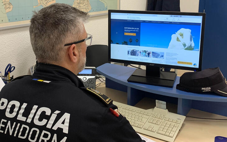 Benidorm y la UA colaborarán en la realización de actividades formativas para la Policía Local