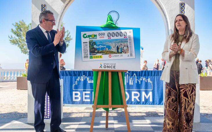 La ONCE emite un cupón especial para conmemorar el 700 Aniversario de la fundación de Benidorm