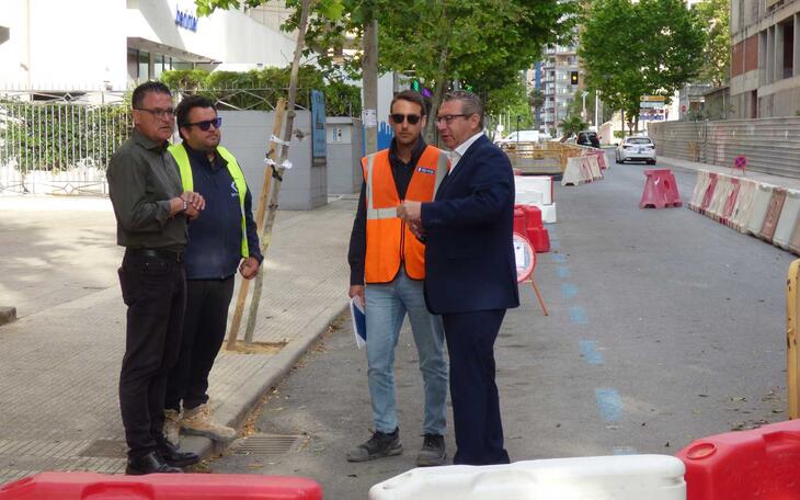 Benidorm inicia la renovación de infraestructuras hidráulicas en un nuevo tramo de la calle Ibiza 