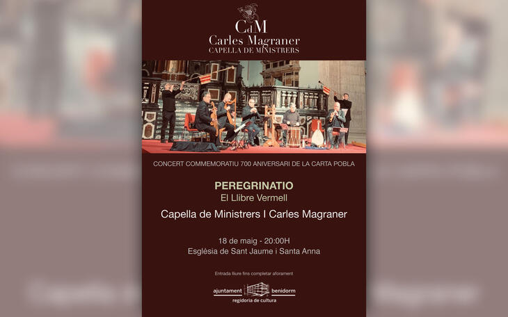 Capella de Ministrers ofrecerá el domingo un concierto para conmemorar el ‘700 Aniversari’ de la Carta Pobla 