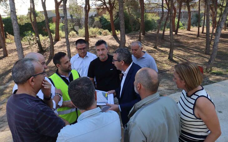 Benidorm inicia las obras de la zona de acampada y multiaventura en el Parque de la Sèquia Mare 