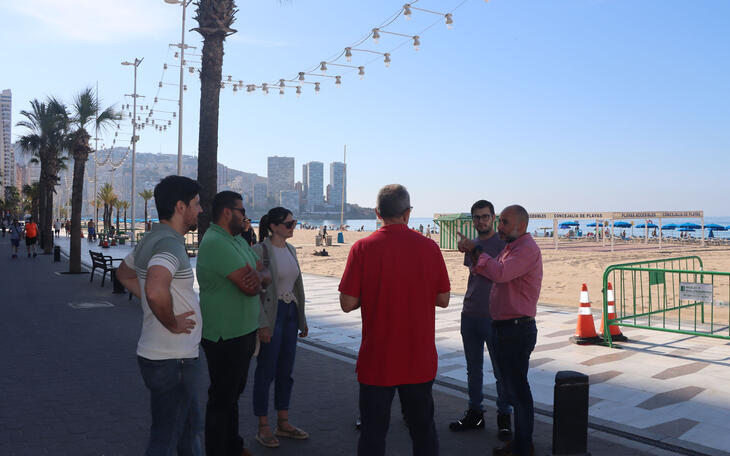 Benidorm paralizará las obras de la segunda fase de la renovación de la catenaria del Paseo de Levante por la llegada de la temporada estival