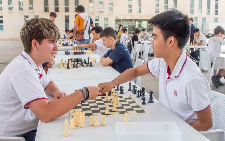 Final del torneo de ajedrez entre institutos de la Marina Baixa