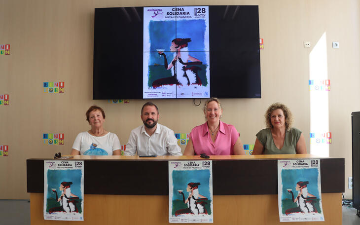 Presentación cena solidaria Anémona