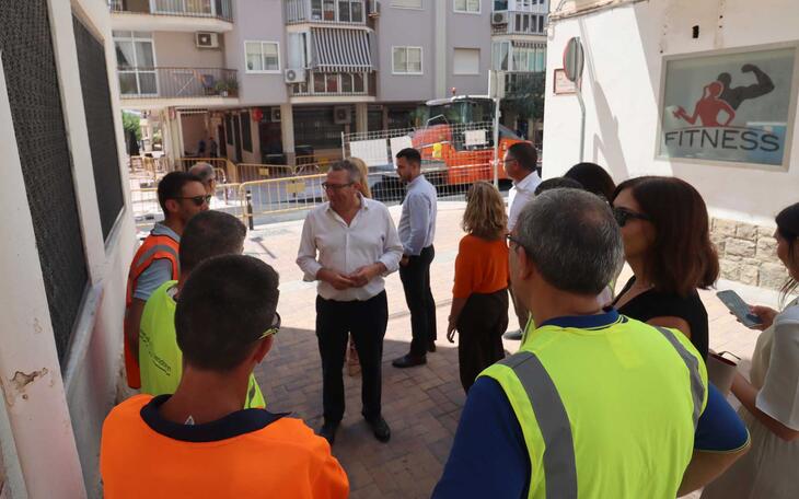 Benidorm abre esta semana al tráfico la calle Capitán Cortés tras finalizar las obras de renovación de las infraestructuras hidráulicas