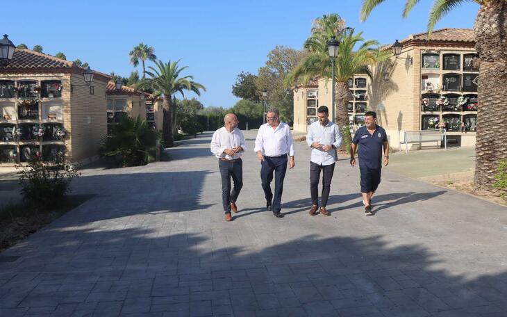 Benidorm amplía la capacidad del cementerio de Sant Jaume con la construcción de 40 nuevos nichos 