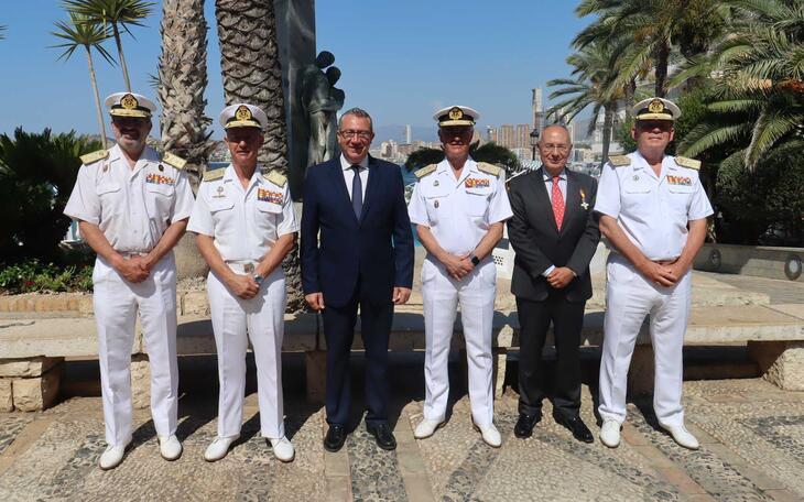 Benidorm rinde homenaje a los Caídos en la Mar y al Arma Submarina en el aniversario de la batalla de Santiago de Cuba
