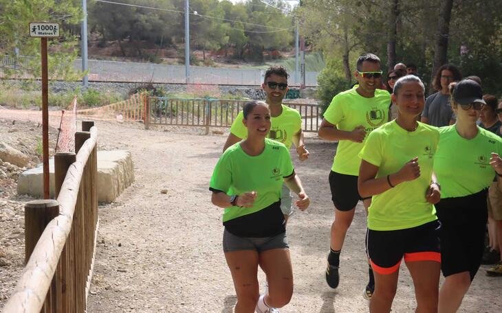 Benidorm habilita una zona de entrenamiento de un kilómetro de longitud en el parque urbano de El Moralet