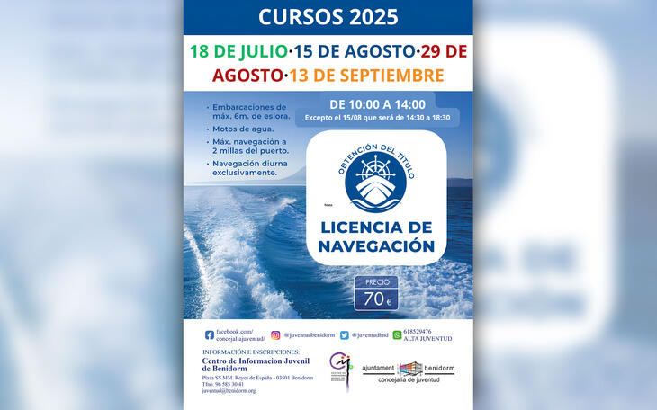 Curso de navegación de Juventud