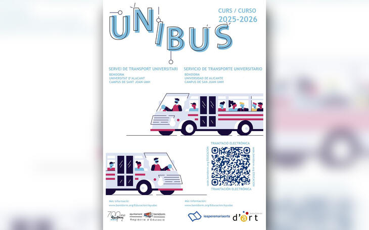 Benidorm abre el plazo para solicitar el servicio de transporte universitario a los campus de San Vicente y Sant Joan
